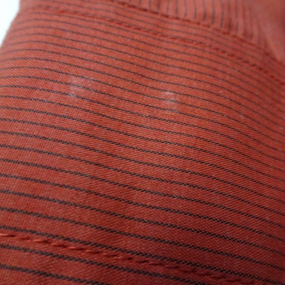 Paul Smith London Burnt Orange Stripe Button Down Shirt - Picture 5 of 6